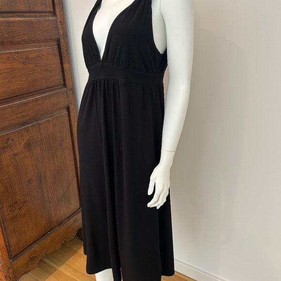 J Crew Black Maxi Dress Size M - Picture 2 of 6